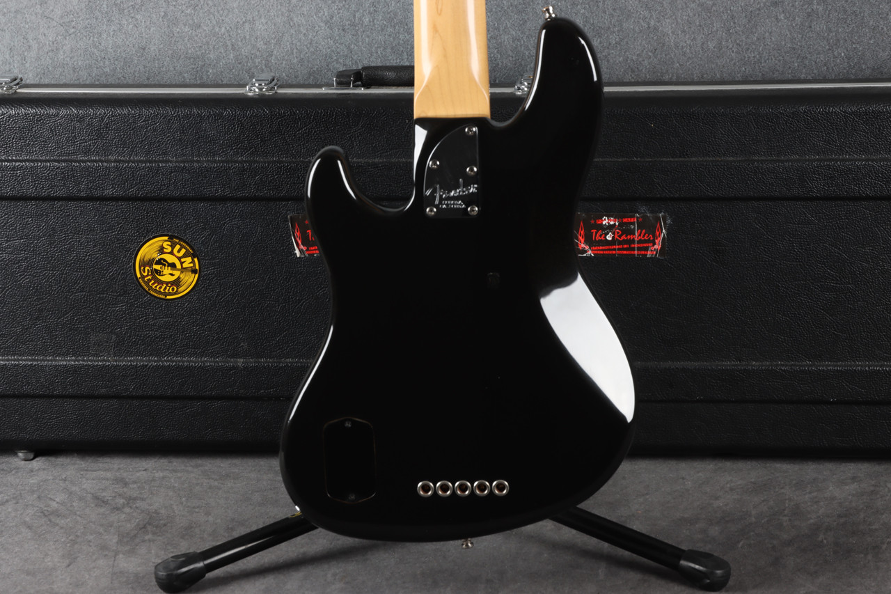Fender American Deluxe Jazz Bass V Black 2nd Hand | Rich Tone Music
