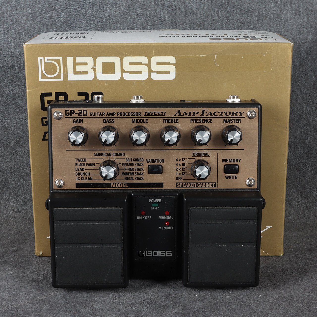 BOSS GP-20 ギターアンププロセッサー Boss GP-20 Amp Factory 2nd Hand | Rich Tone Music