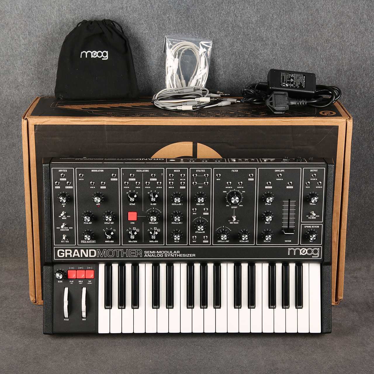 Moog Grandmother Dark Semi-Modular Analog Synthesizer 2nd Hand