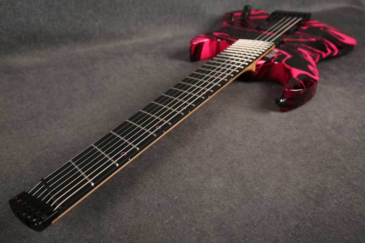 Kiesel osiris 7 リアlundgren anomaly7 Kiesel Osiris 7 Pink Black Swirl 2nd Hand | Rich Tone Music
