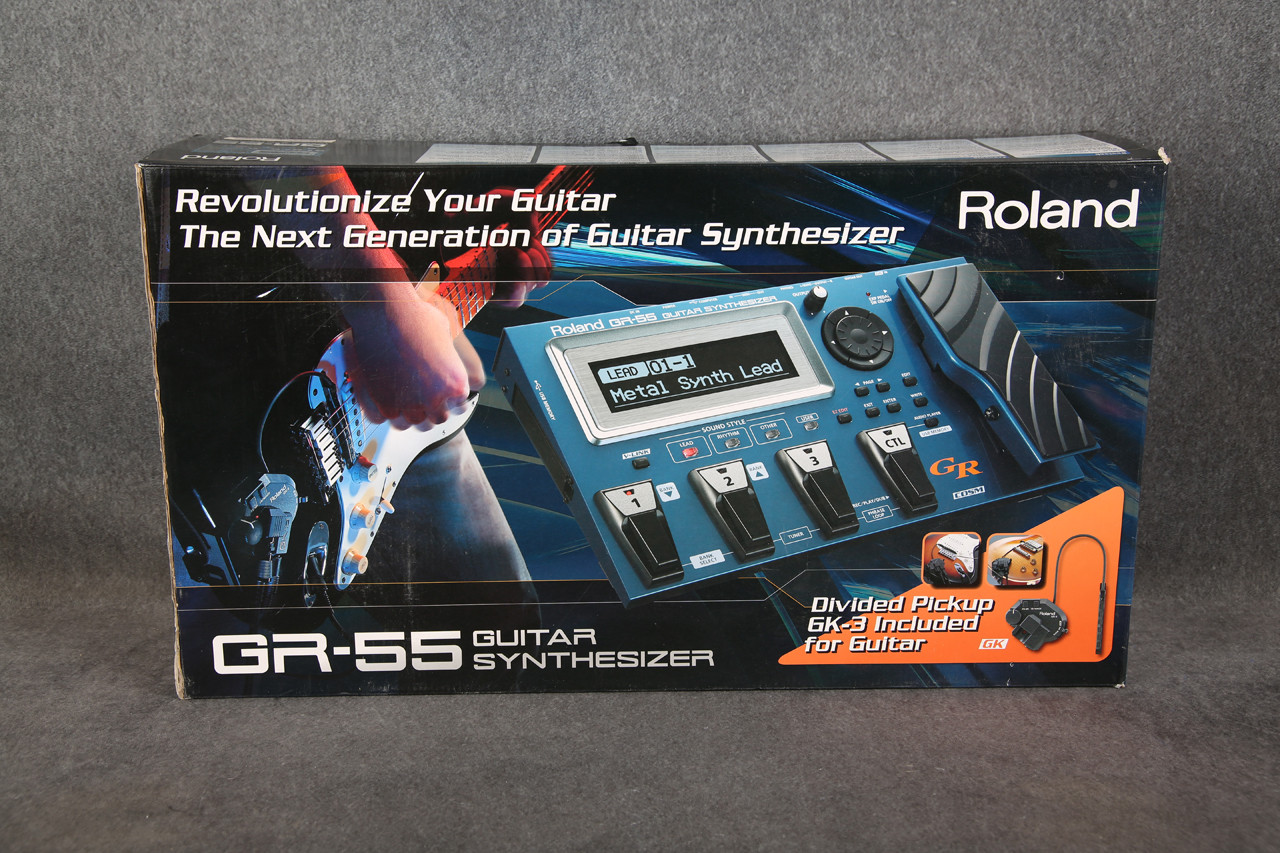 Guitar Synth仕様 C by J Roland GK-3＆GR-55 Roland - 'GR-55' Guitar Synthesizer With GK-3 Divided Pickup