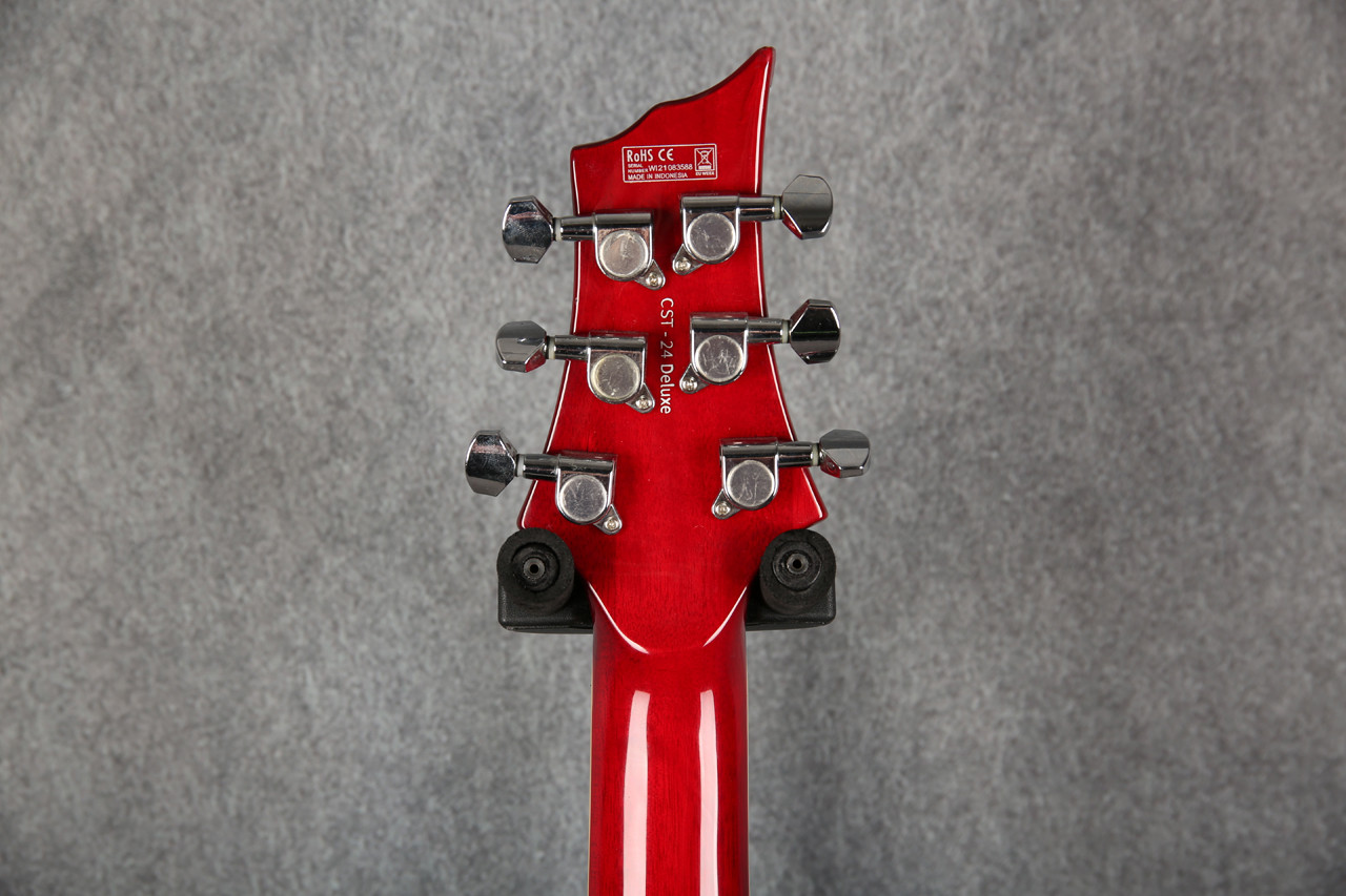 Harley Benton Deluxe Series CST-24T Black Cherry Flame 2nd Hand