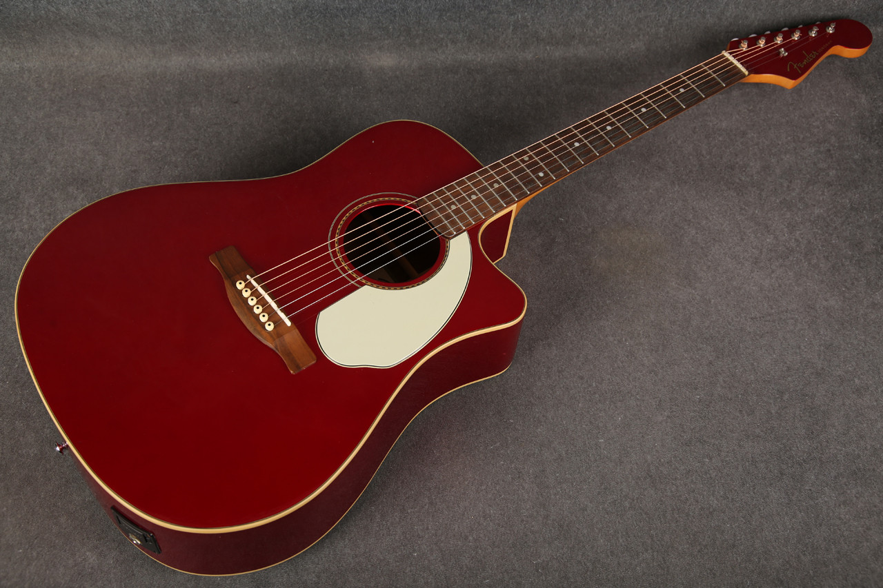 Fender Sonoran SCE Electro Acoustic Candy Apple Red 2nd Hand