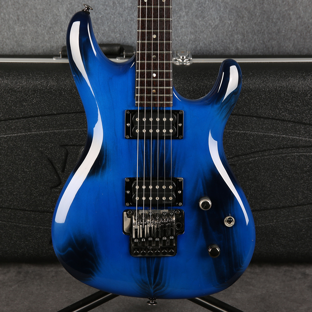 Ibanez Joe Satriani Signature JS1000-BTB Burnt Transparent Blue