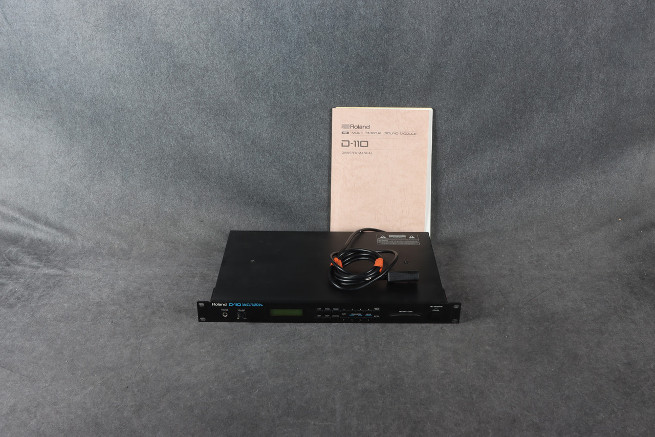 Roland D-110 動作品 マルチティンバー音源モジュール Roland D-110 MULTI TIMARAL SOUND MODULE ローランド 音源モジュール
