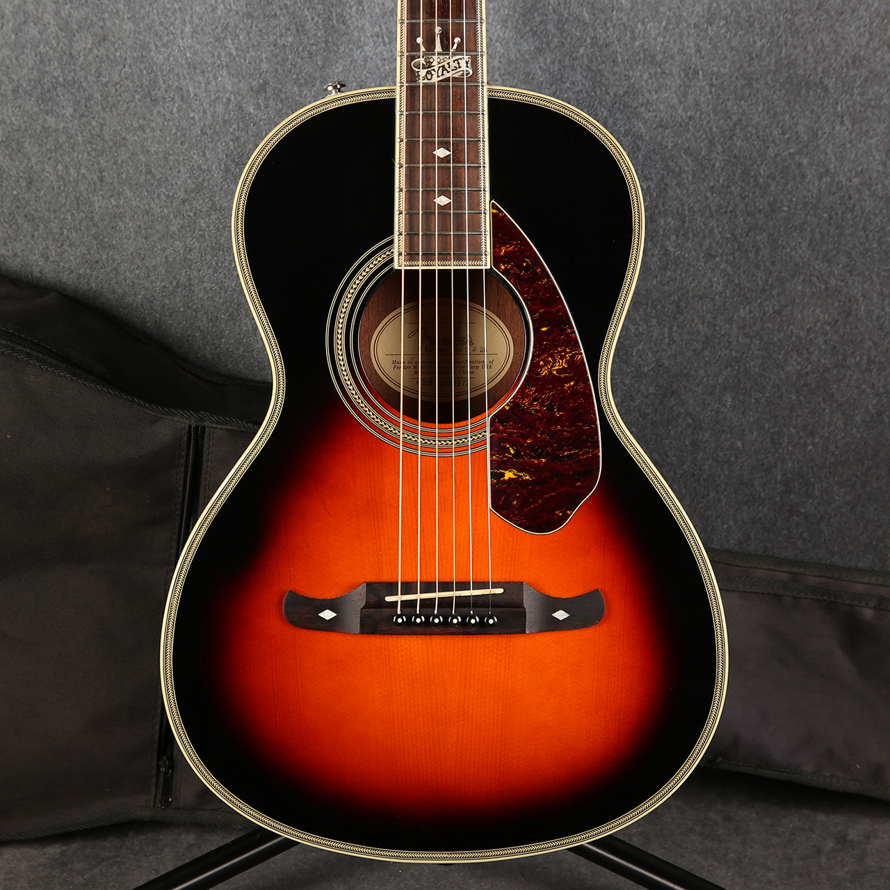 Fender Ron Emory Loyalty Jr Parlor Acoustic Sunburst 2nd Hand