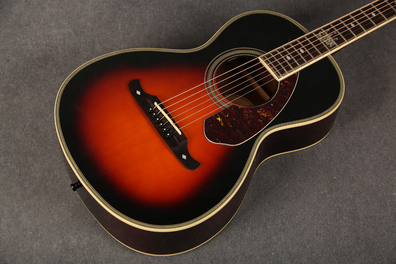 Fender Ron Emory Loyalty Jr Parlor Acoustic Sunburst 2nd Hand