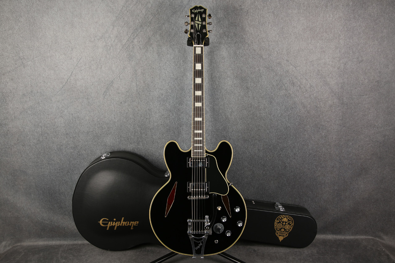 Epiphone Shinichi Ubukata Signature ES-355 Ebony 2nd Hand | Rich