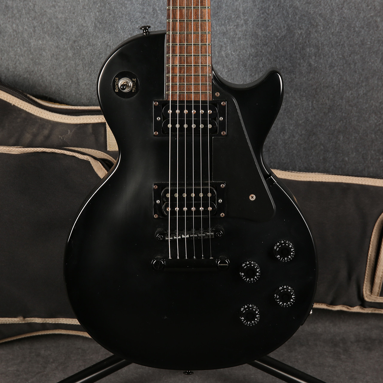 Epiphone Les Paul ブラック ギター Epiphone Goth Les Paul Studio Pitch Black 2nd Hand | Rich Tone Music