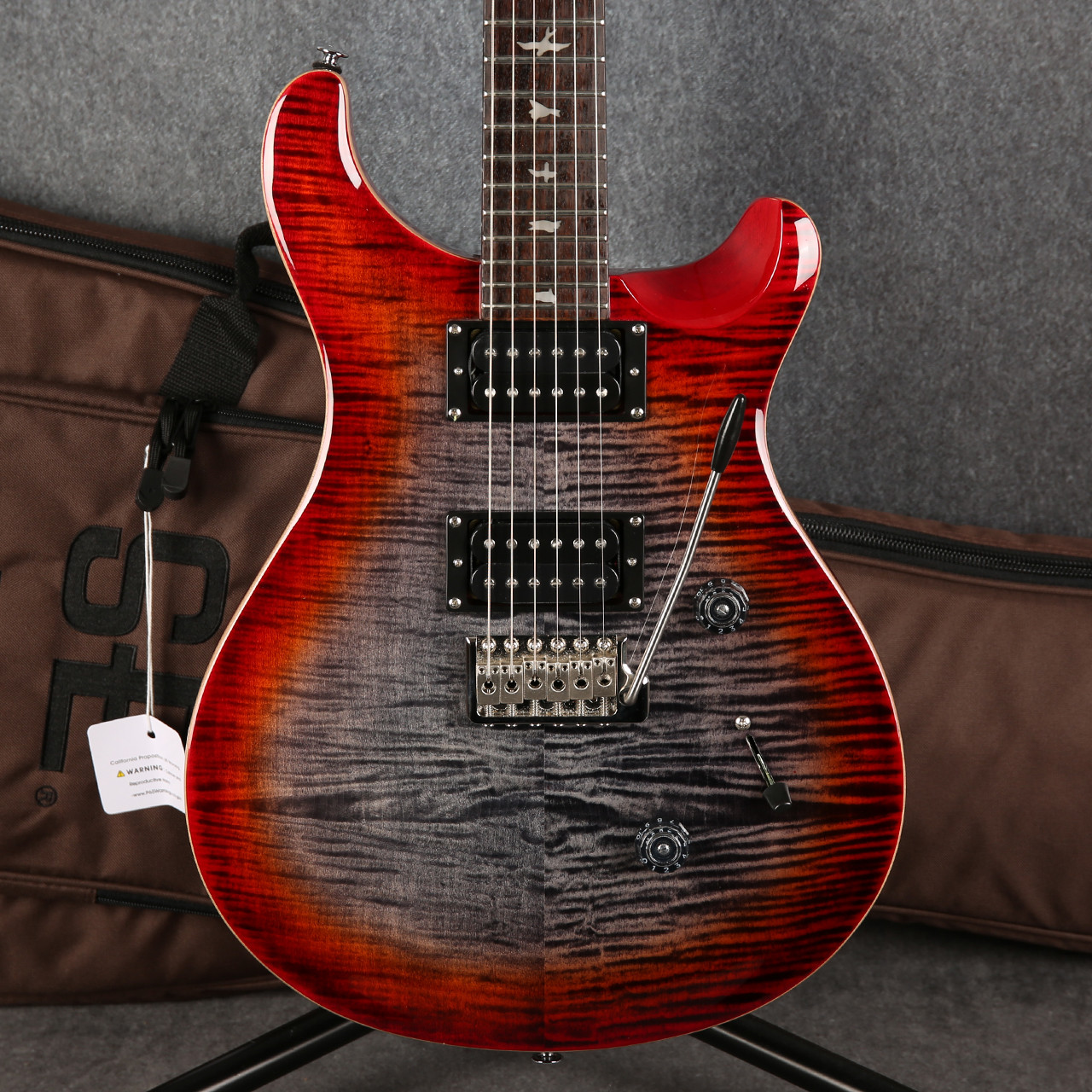 PRS SE Custom 24 Charcoal Cherry Burst 2nd Hand | Rich Tone Music