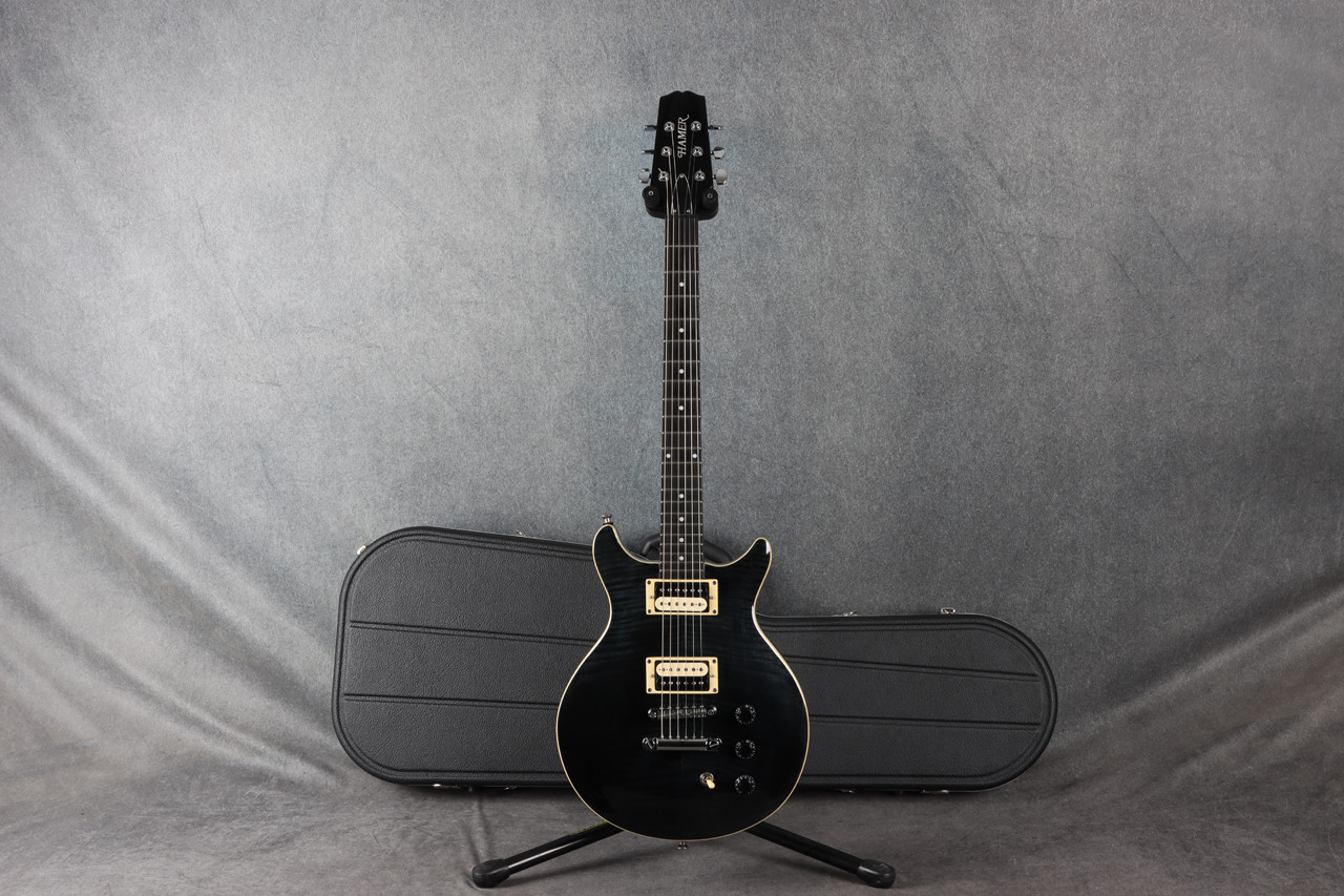 HAMER Studio DC☆Duncan Designed☆ Hamer Archtop DC Trans Black 2nd Hand | Rich Tone Music