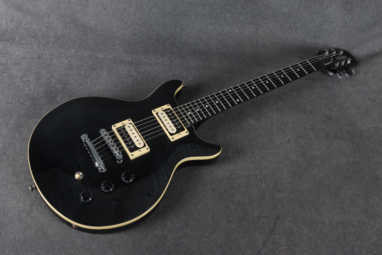 HAMER Studio DC☆Duncan Designed☆ Hamer Archtop DC Trans Black 2nd Hand | Rich Tone Music