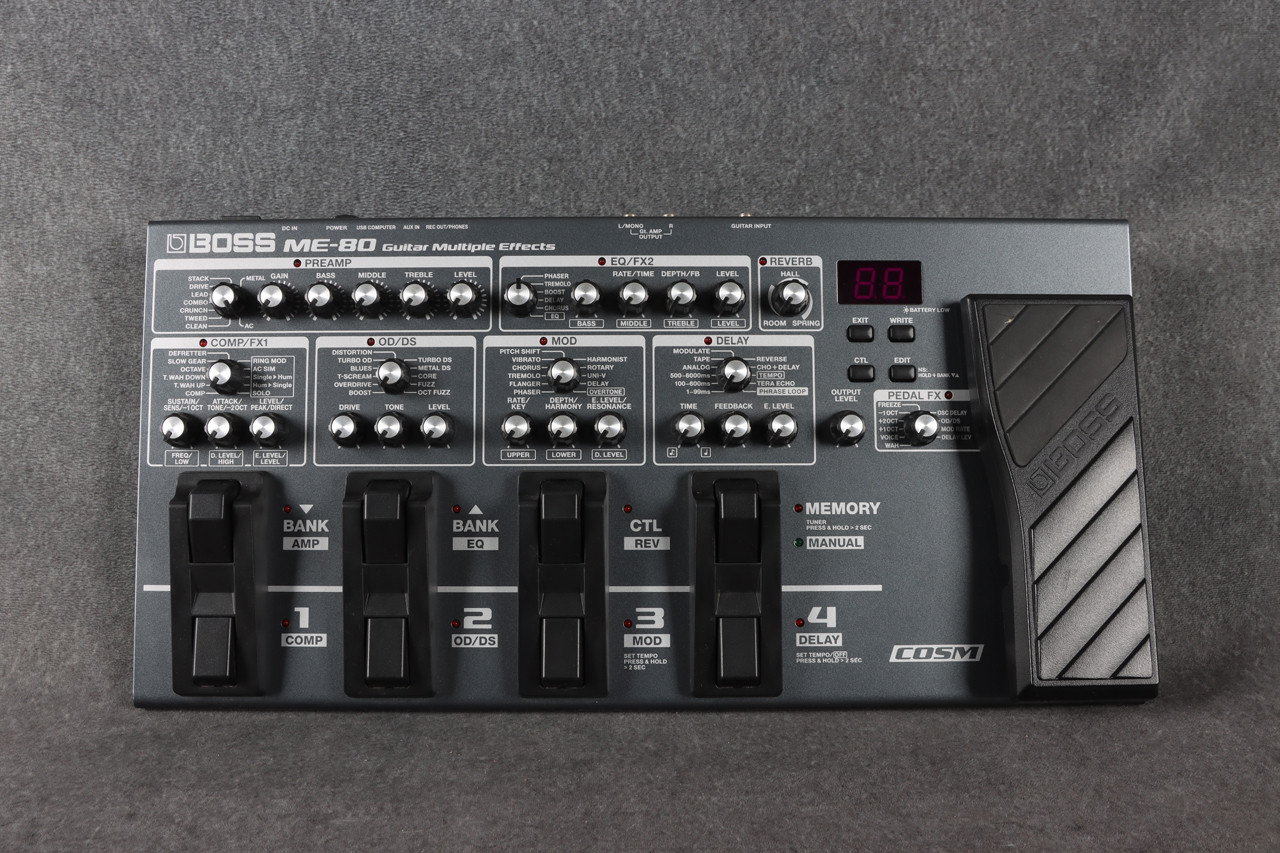 Boss ME-80 Guitar Multi-FX Pedal 2nd Hand | Rich Tone Music