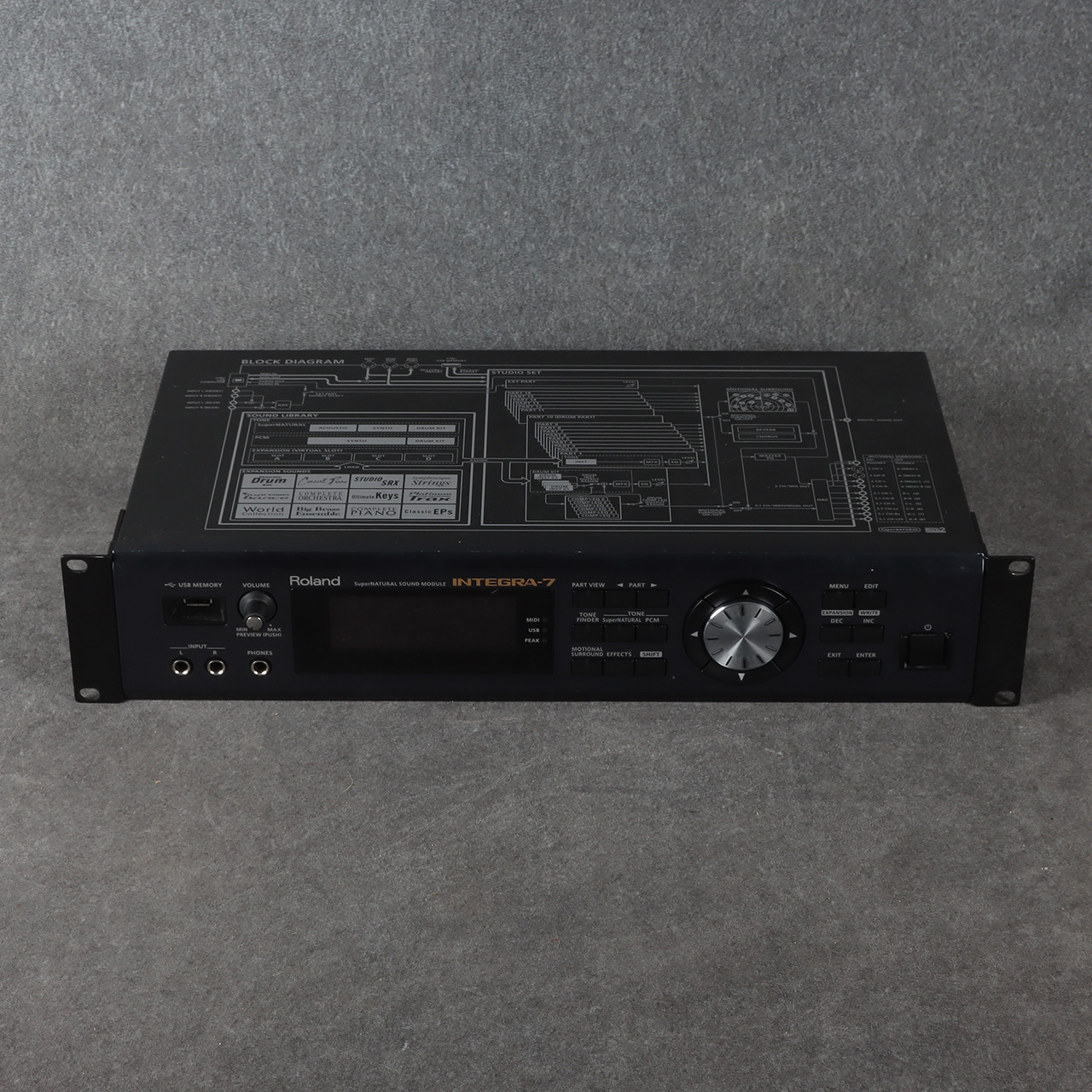 Roland INTEGRA-7 ハードウェア音源 Roland Integra-7 Rack Mount Sound Module 2nd Hand | Rich Tone Music