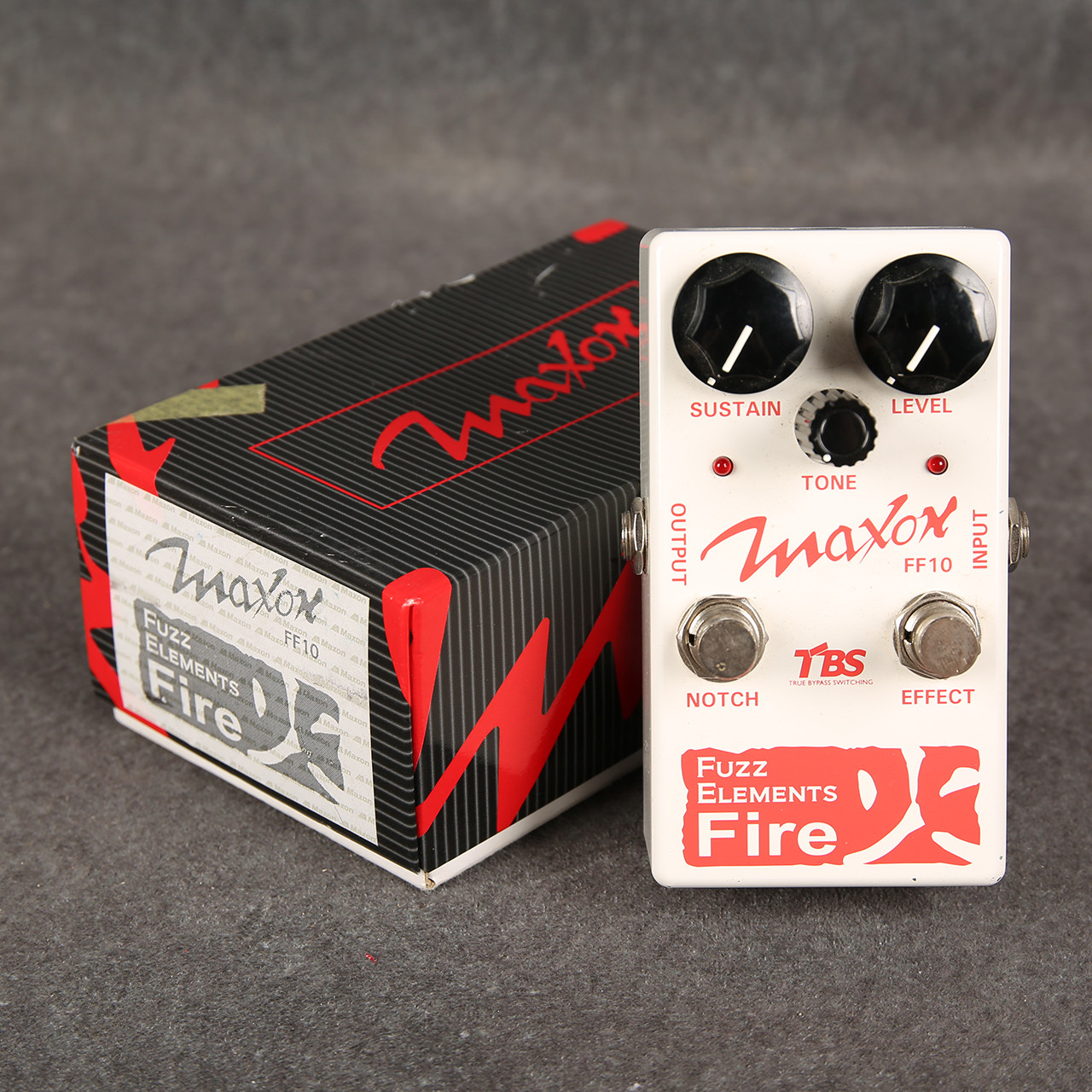 Maxon FF10 Fuzz Elements Fire Fuzz Effect Pedal 2nd Hand | Rich