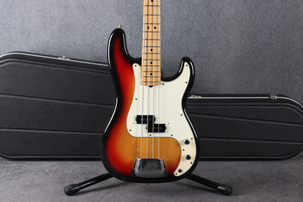 70s Aria Pro II PRECISE BASS 日本製 Aria Pro II Precise Bass 1977 3-Colour Sunburst 2nd Hand | Rich
