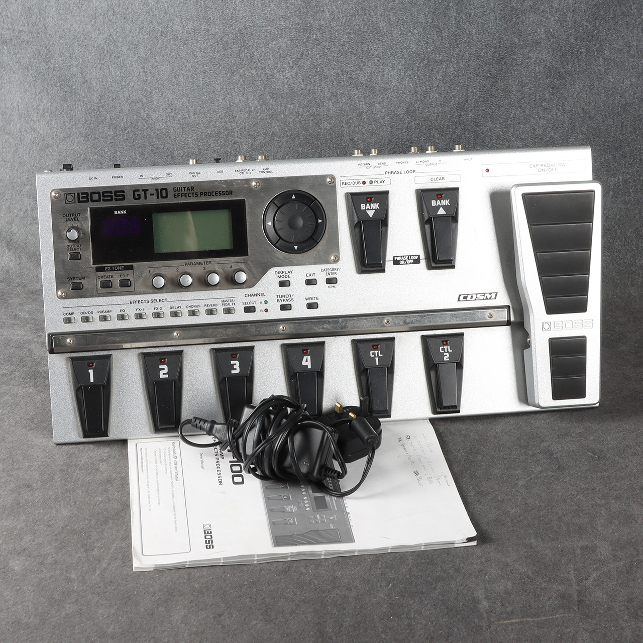 J*o様 BOSS GT-10 GUITAR EFFECTS PROCESSOR Boss GT-10 Guitar Effects Processor Pedal 2nd Hand | Rich Tone Music