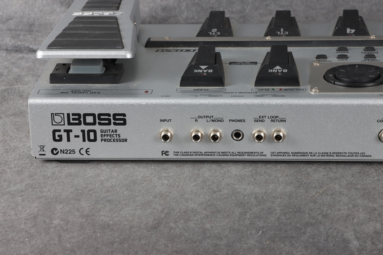 Boss GT-10 Guitar Effects Processor Pedal 2nd Hand | Rich Tone Music