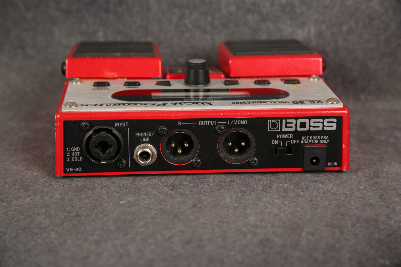 Ve20 Boss VE-20 Vocal Performer Vocal Effects Pedal 2nd Hand | Rich Tone Music