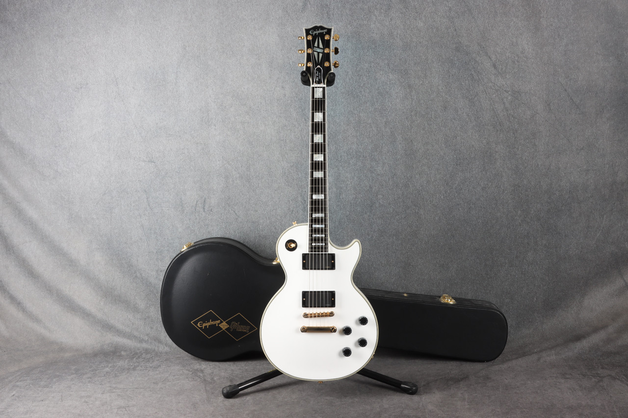 Epiphone IBG Les Paul Custom EMG 81/85 Pickups Alpine White 2nd