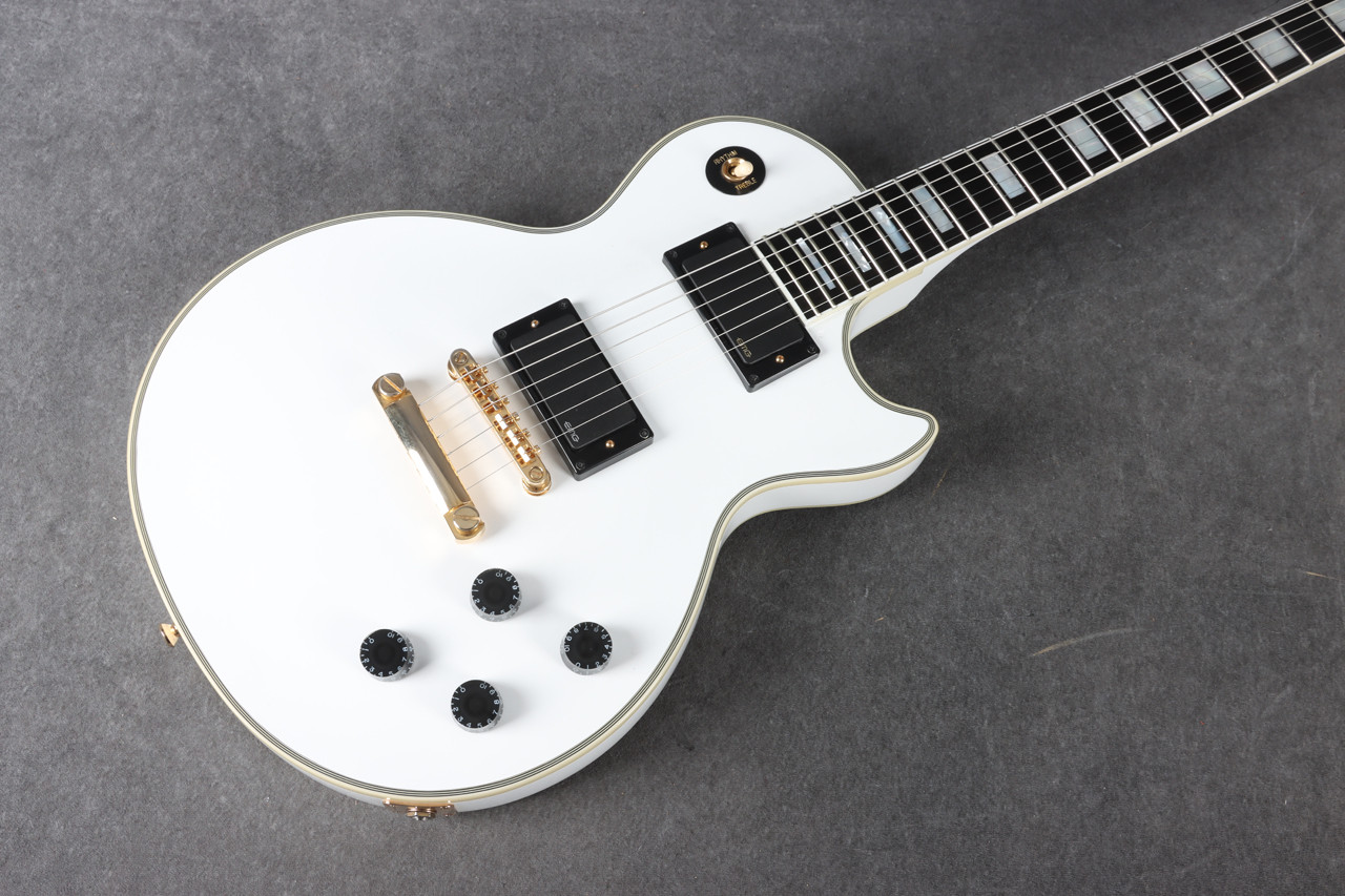 Epiphone IBG Les Paul Custom EMG 81/85 Pickups Alpine White 2nd