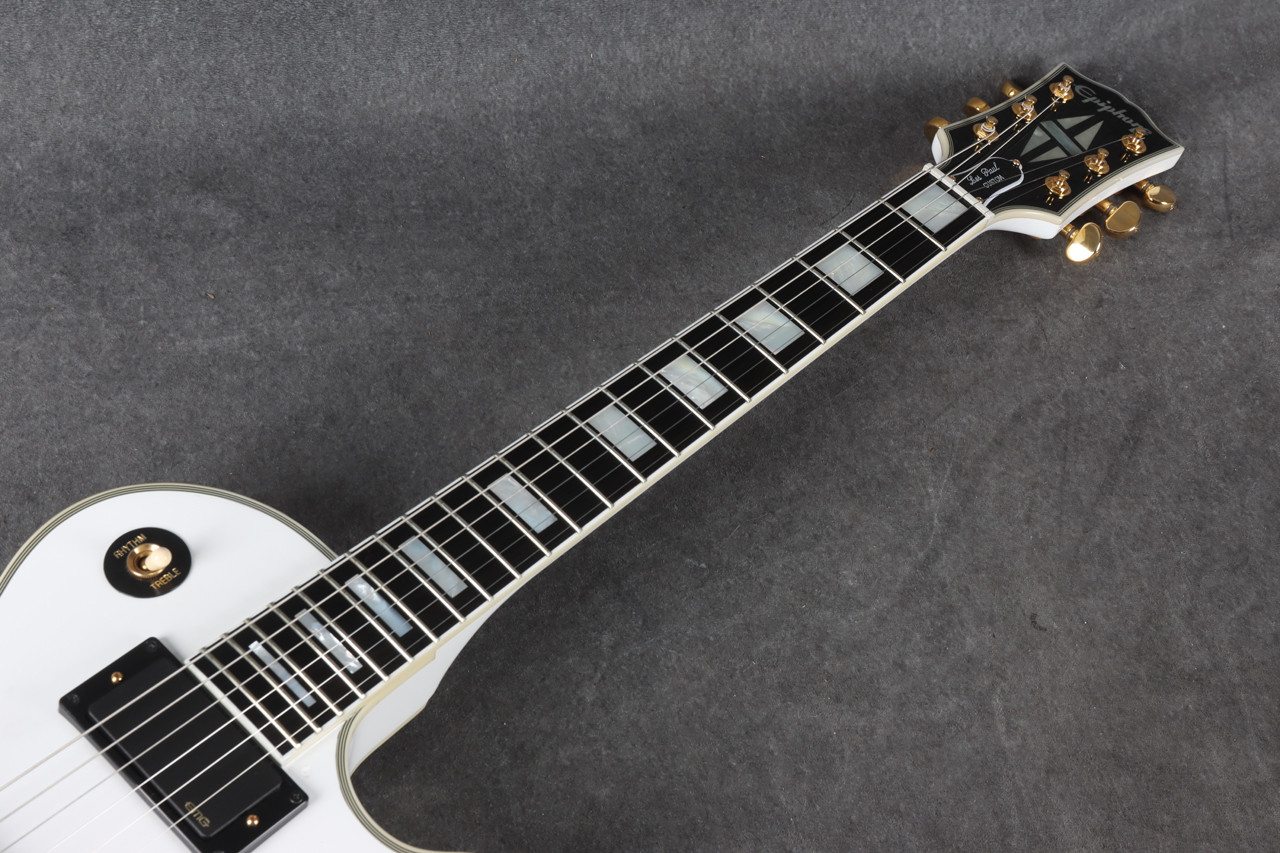Epiphone IBG Les Paul Custom EMG 81/85 Pickups Alpine White 2nd