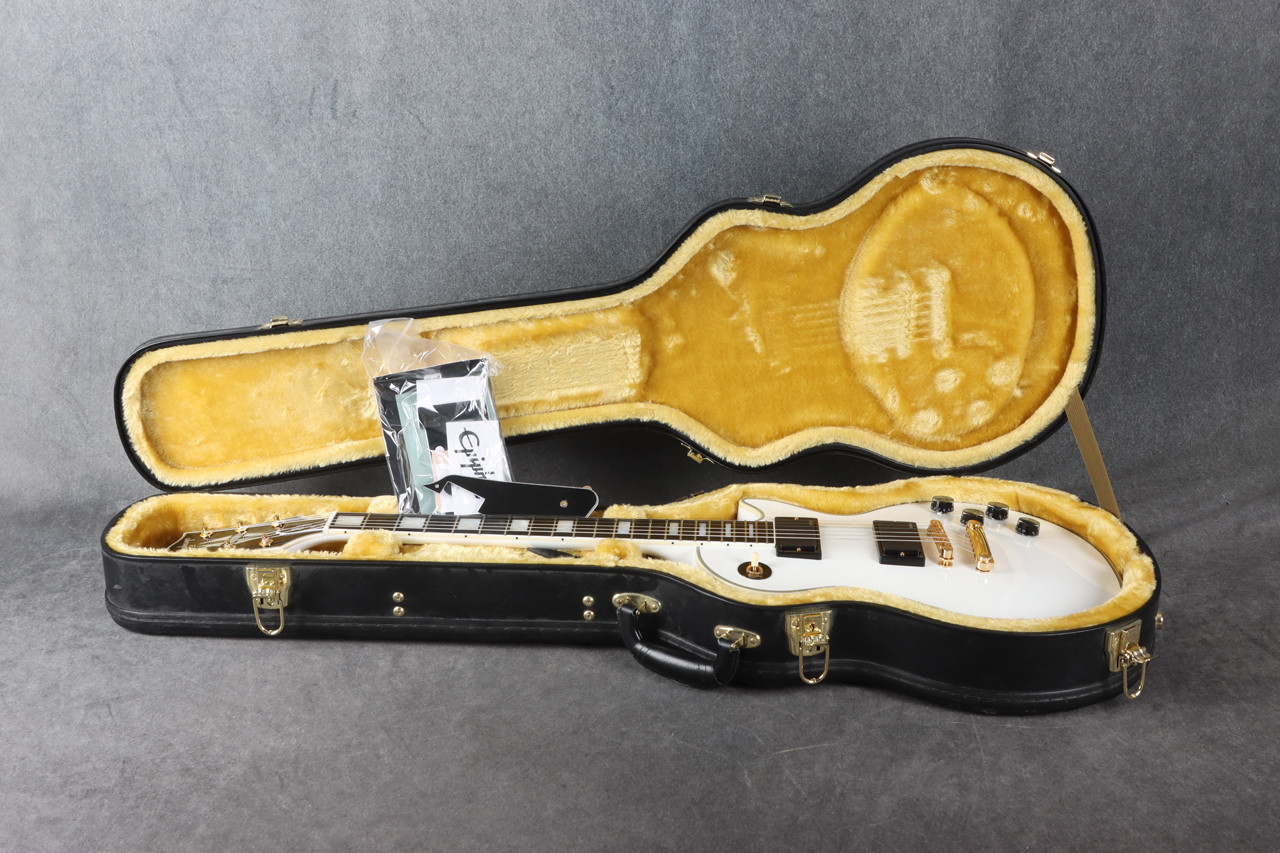 Epiphone IBG Les Paul Custom EMG 81/85 Pickups Alpine White 2nd