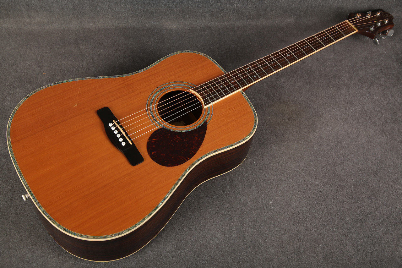 Samick Greg Bennett D-8 Dreadnought Acoustic Natural 2nd Hand