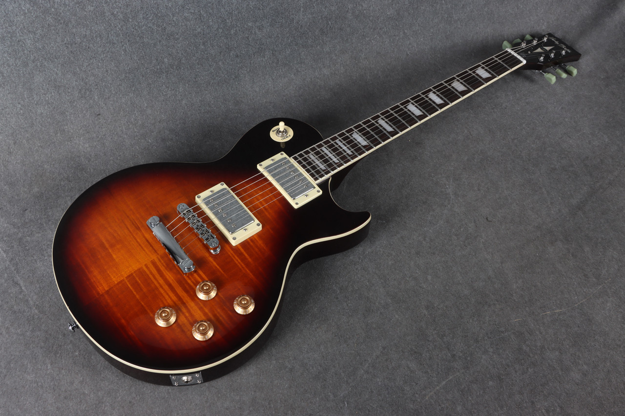 Harley Benton SC-550 II Deluxe Faded Tobacco Flame 2nd Hand