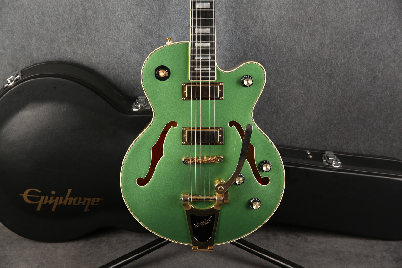 Epiphone Uptown Kat ES Emerald Green Metallic 2nd Hand | Rich Tone