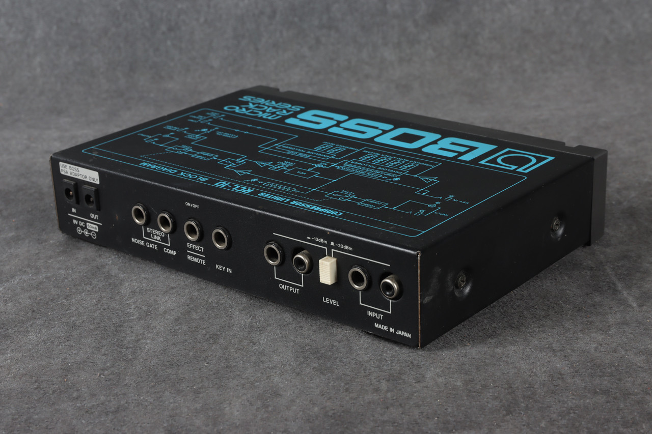 Boss RCL-10 Compressor Limiter Mini Rackmount Unit 2nd Hand | Rich Tone ...