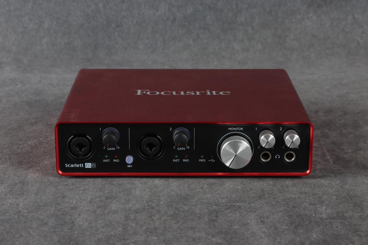 Focusrite Scarlett 6i6 2nd Gen Audio Interface 2nd Hand | Rich