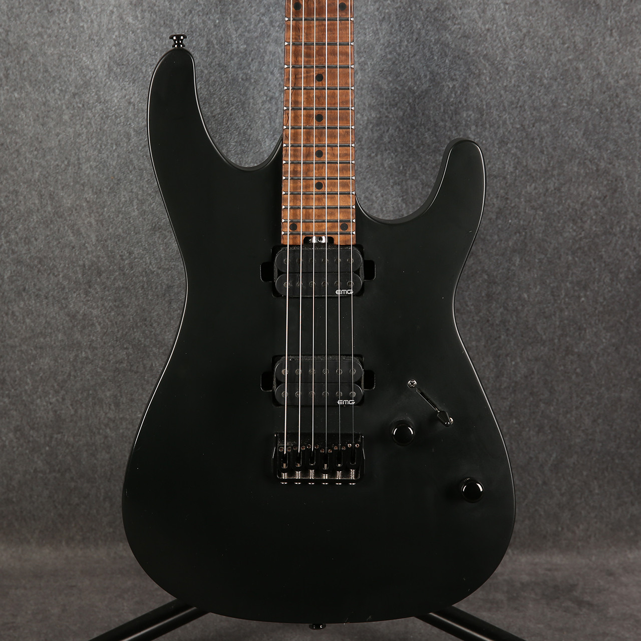 Harley Benton Pro Series Fusion-III EMG HT Roasted SBK Matte Black