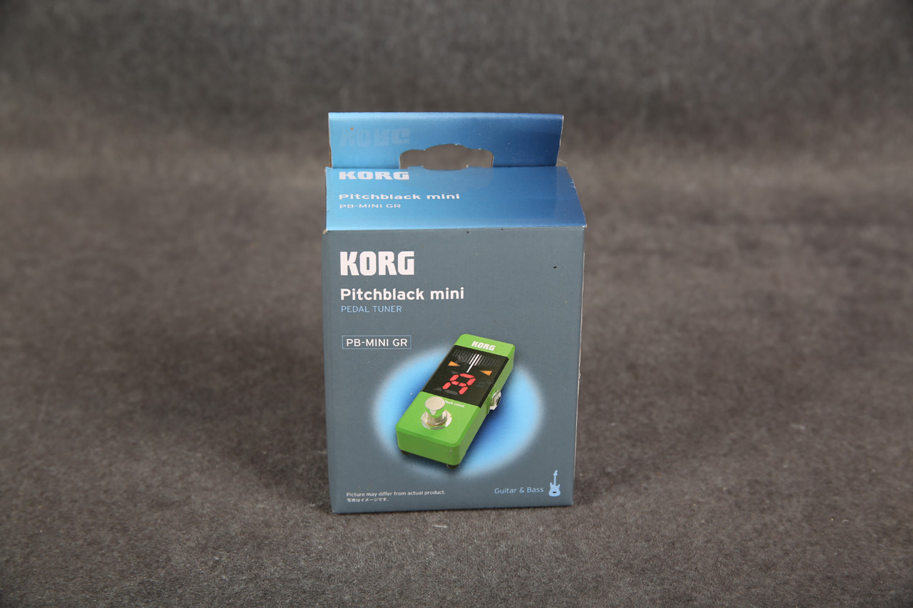 Korg Pitchblack Mini Tuner Green 2nd Hand | Rich Tone Music