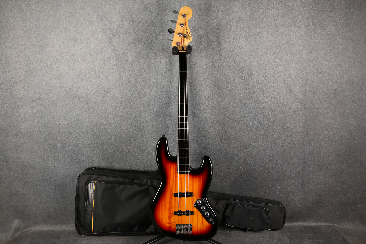 Squier Vintage Modified Jazz Bass Fretless 3-Tone Sunburst 2nd