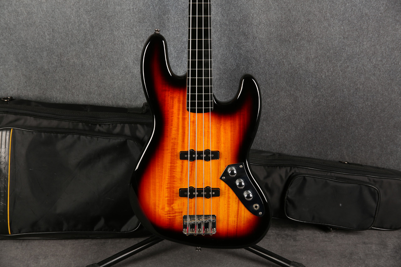 Squier Vintage Modified Jazz Bass Fretless 3-Tone Sunburst 2nd
