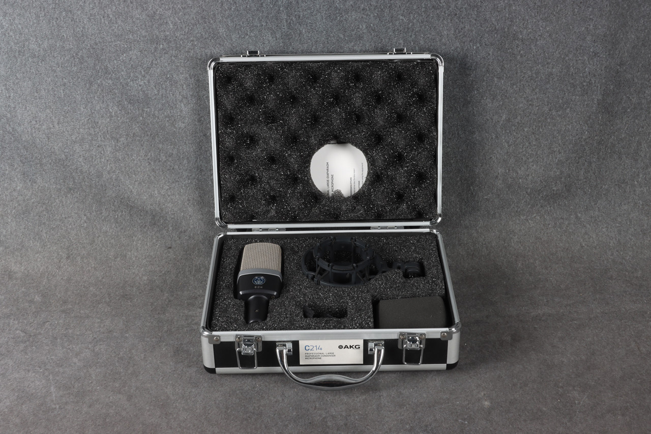 AKG C214 Microphone 2nd Hand | Rich Tone Music