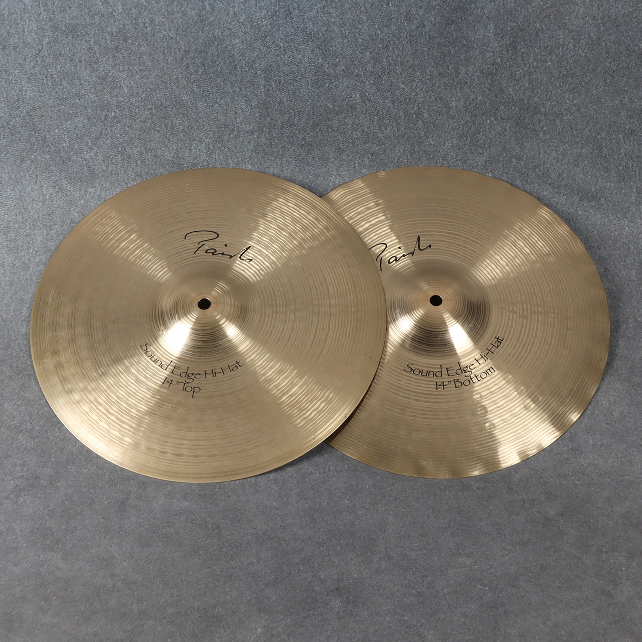 Paiste Signature 14 Inch Sound Edge Hi-Hat Cymbals 2nd Hand | Rich