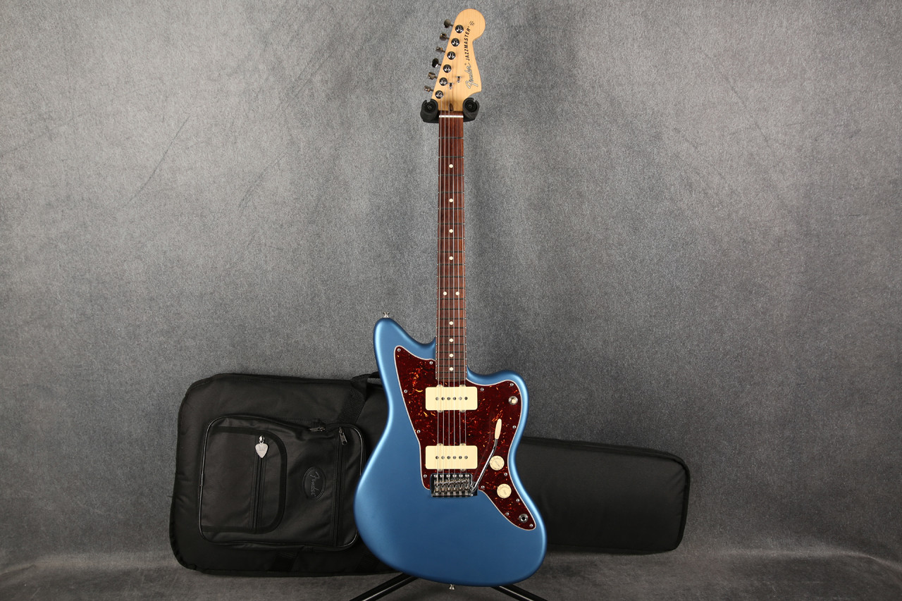 Fender American Performer Jazzmaster Satin Lake Placid Blue 2nd