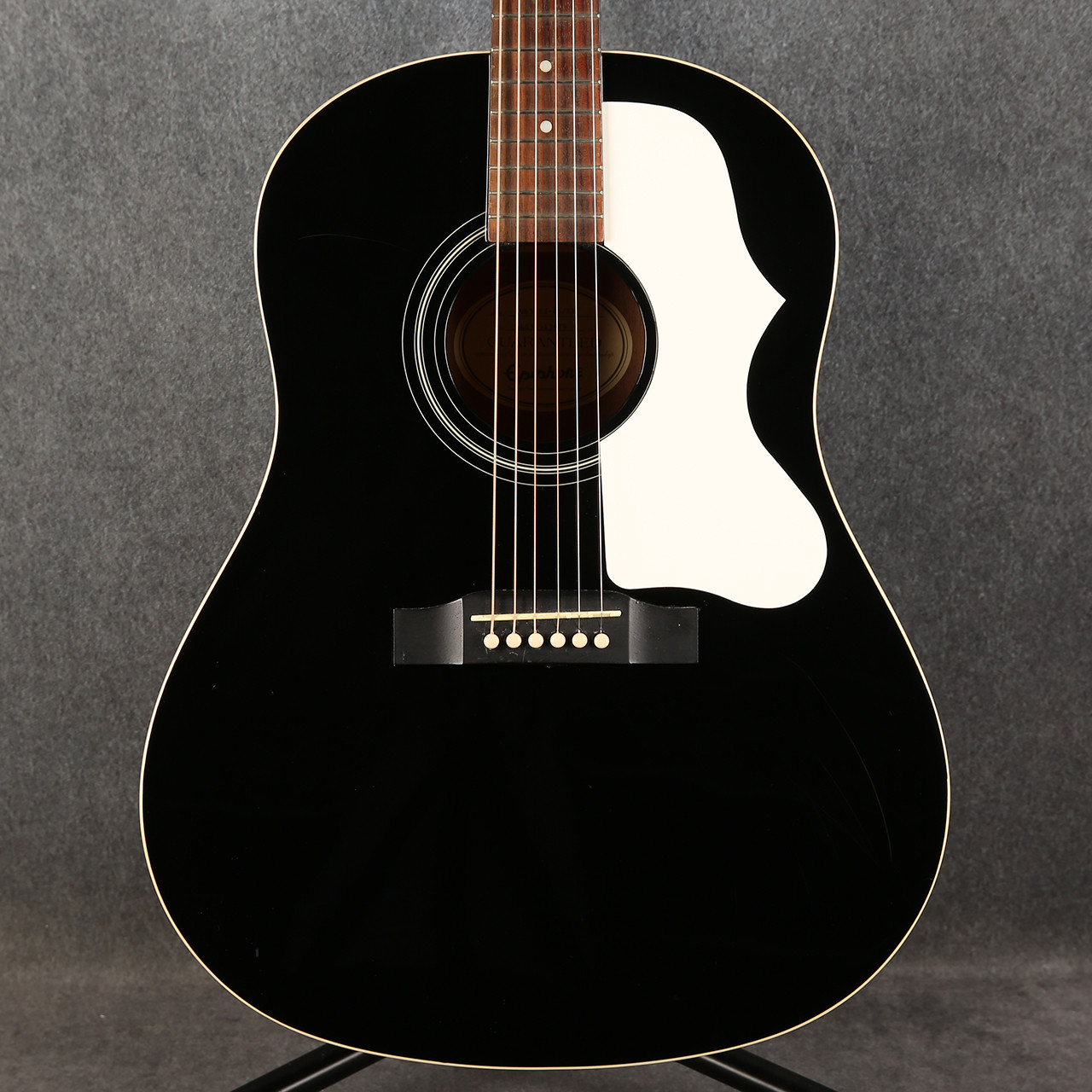 Epiphone 1963 EJ-45/EB Round Shoulder Dreadnought Acoustic Ebony