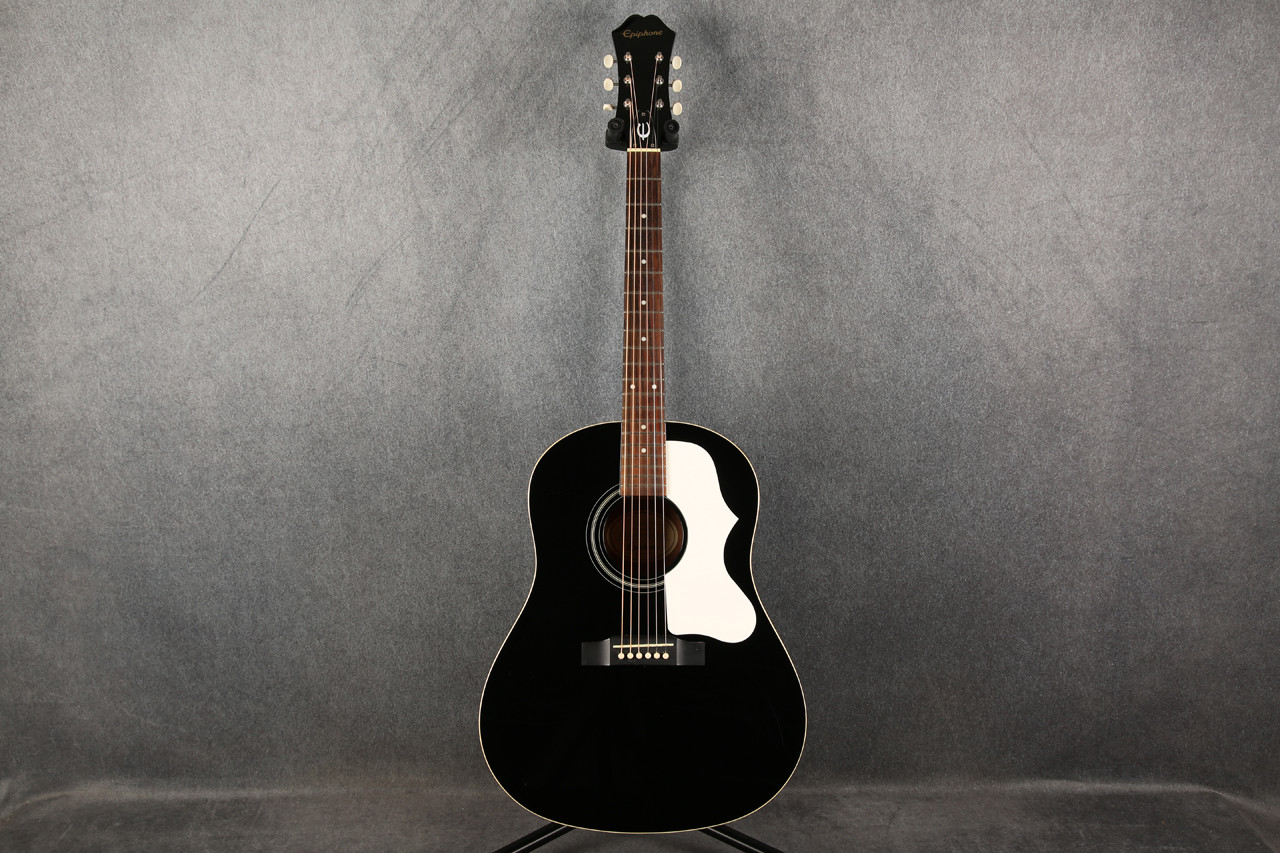 Epiphone 1963 EJ-45/EB Round Shoulder Dreadnought Acoustic Ebony