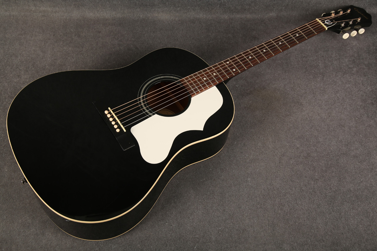 Epiphone 1963 EJ-45/EB Round Shoulder Dreadnought Acoustic Ebony