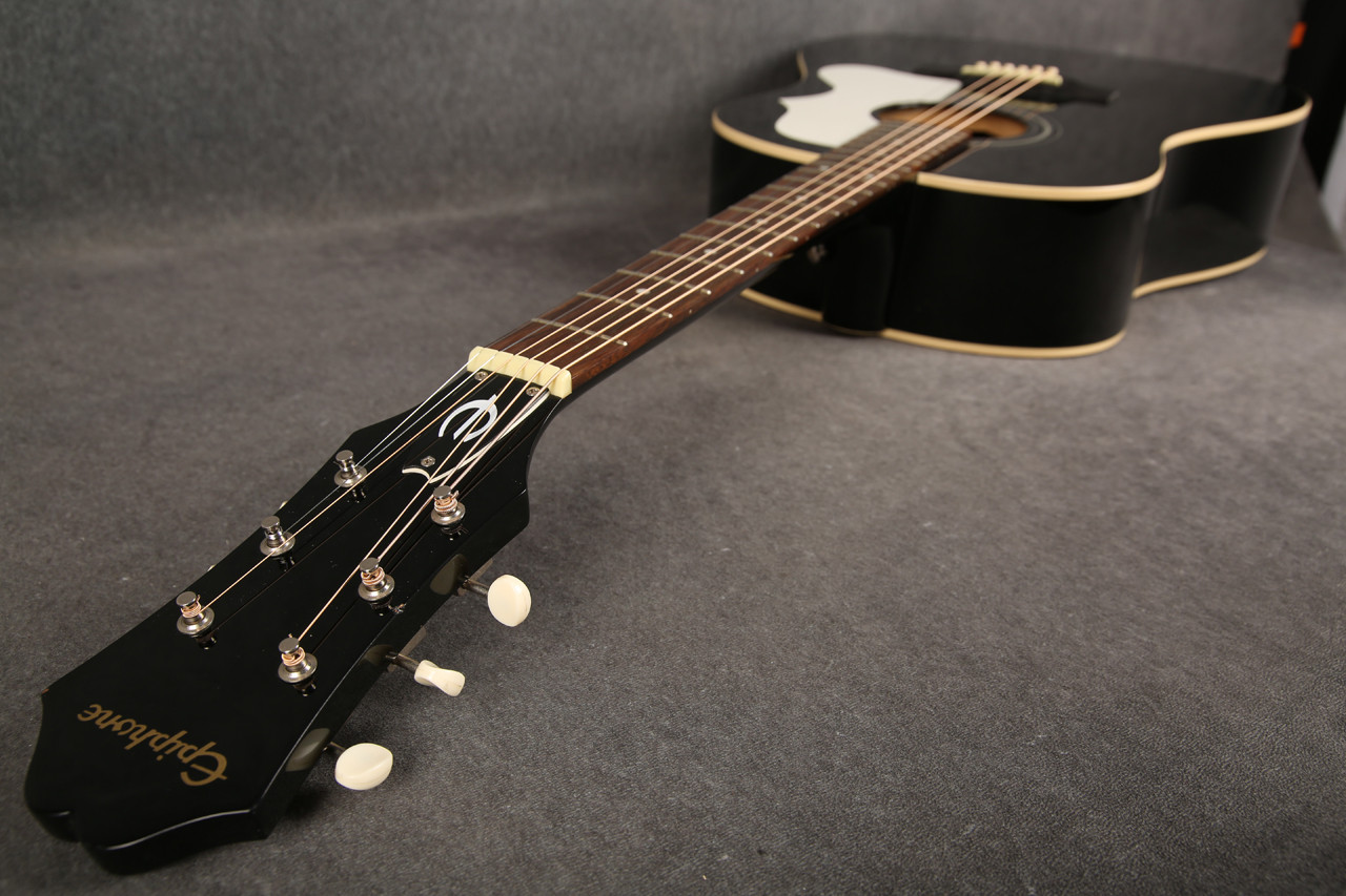 Epiphone 1963 EJ-45/EB Round Shoulder Dreadnought Acoustic Ebony