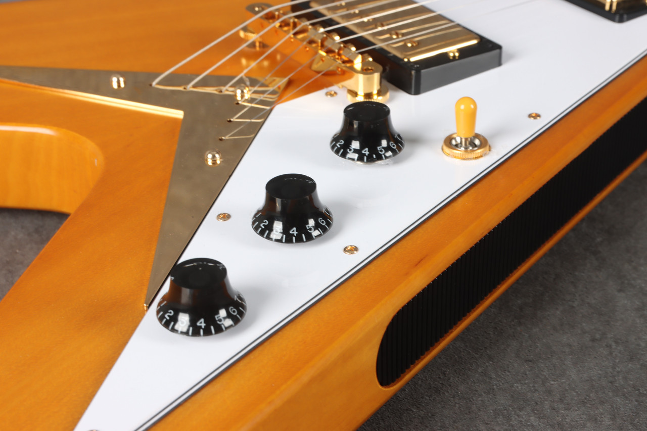 Epiphone IGC 1958 Korina Flying V Aged Natural 2nd Hand | Rich