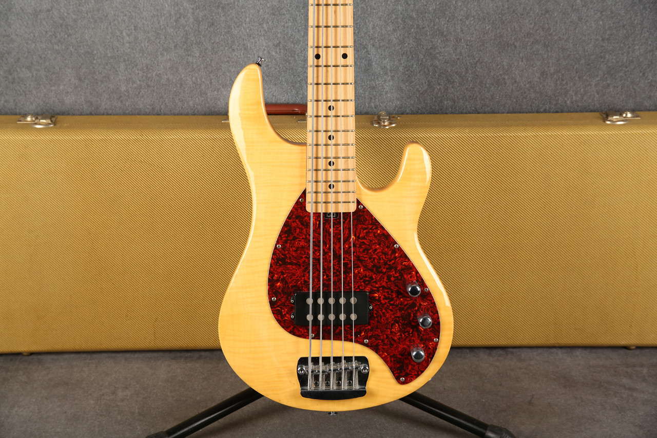 OLP by Music Man MM5 StingRay 5 String Bass Natural 2nd Hand