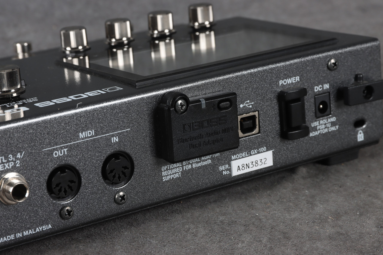 Boss GX-100 Guitar FX Processor Boss Bluetooth Adapter 2nd Hand