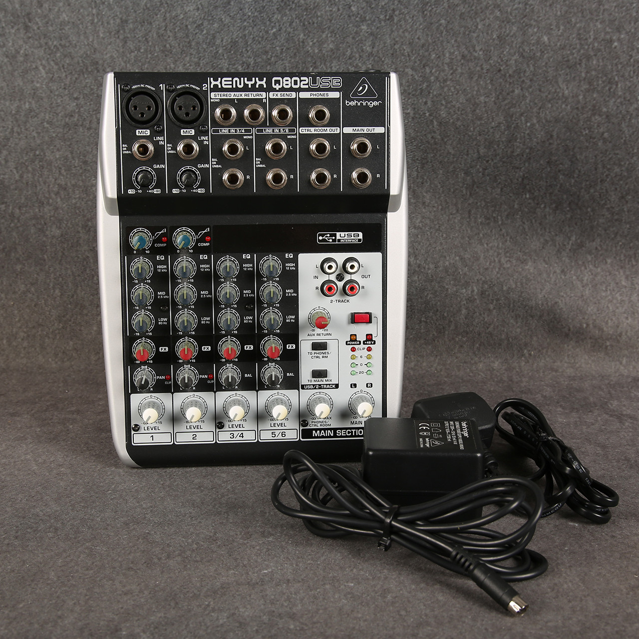 Behringer Xenyx Q802USB USB Audio Mixer 2nd Hand | Rich Tone Music