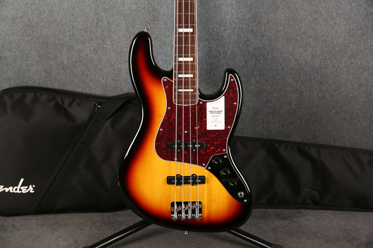 Fender Made in Japan Traditional Late 60s Jazz Bass 3-Colour