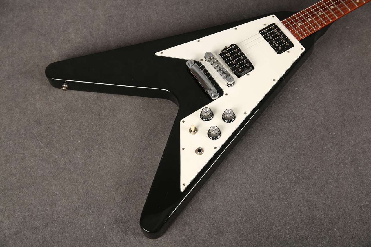Gibson Flying V 68 Reissue Ebony 2nd Hand | Rich Tone Music