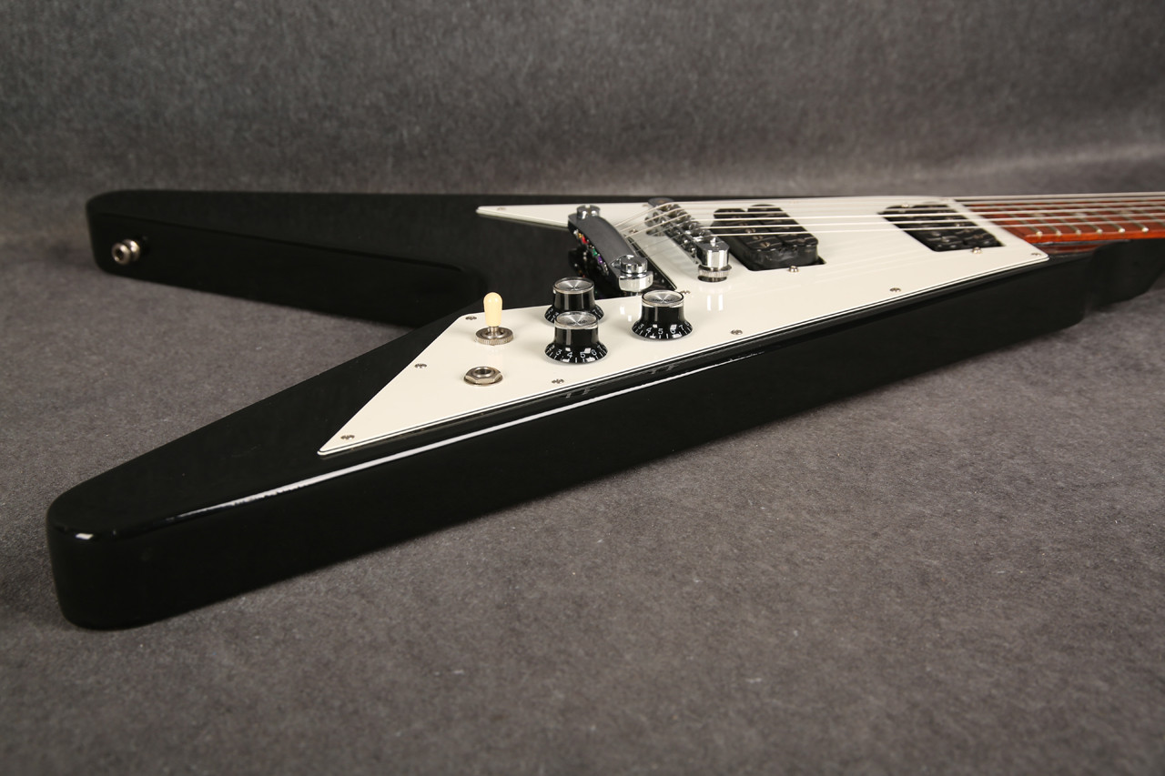 Gibson Flying V 68 Reissue Ebony 2nd Hand | Rich Tone Music